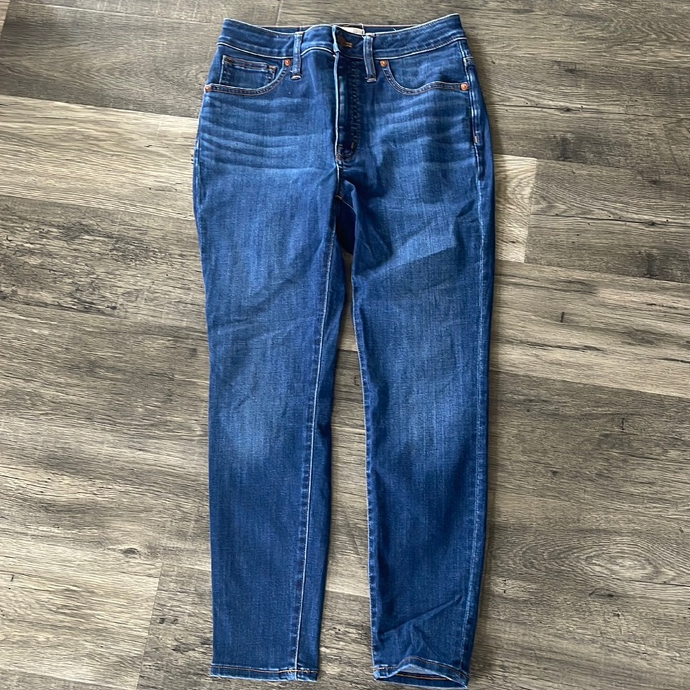 Madewell High rise Curvy jeans skinny Sz 27P 25” inseam